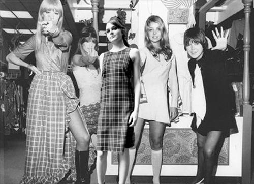 Mary Quant mini szoknya Andre Courreges divat