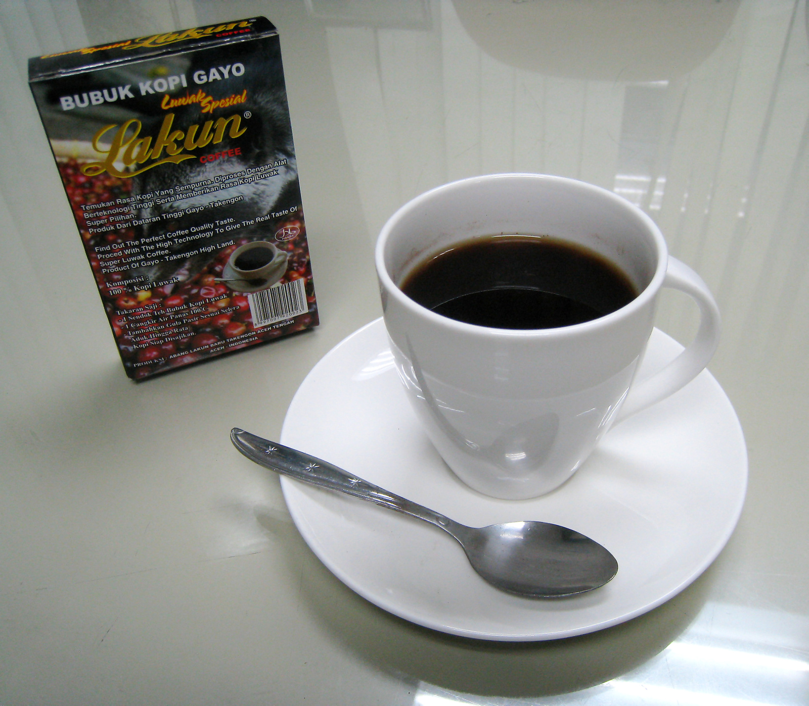 Kopi Luwak Gayo, Takengon, Aceh.