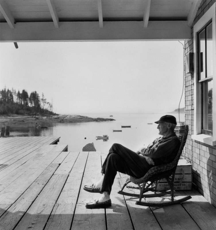 Old Man in Rocker, Maine, 1967