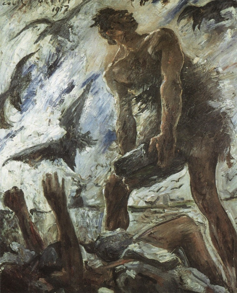 Lovis Corinth Kain megöli Ábelt, 1917.