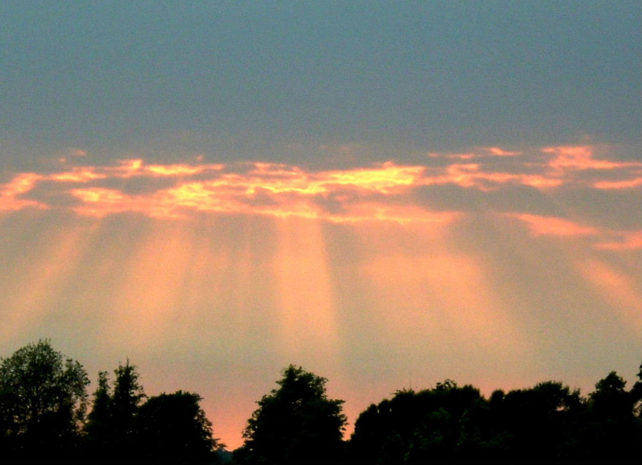 Sunbeams through Clouds