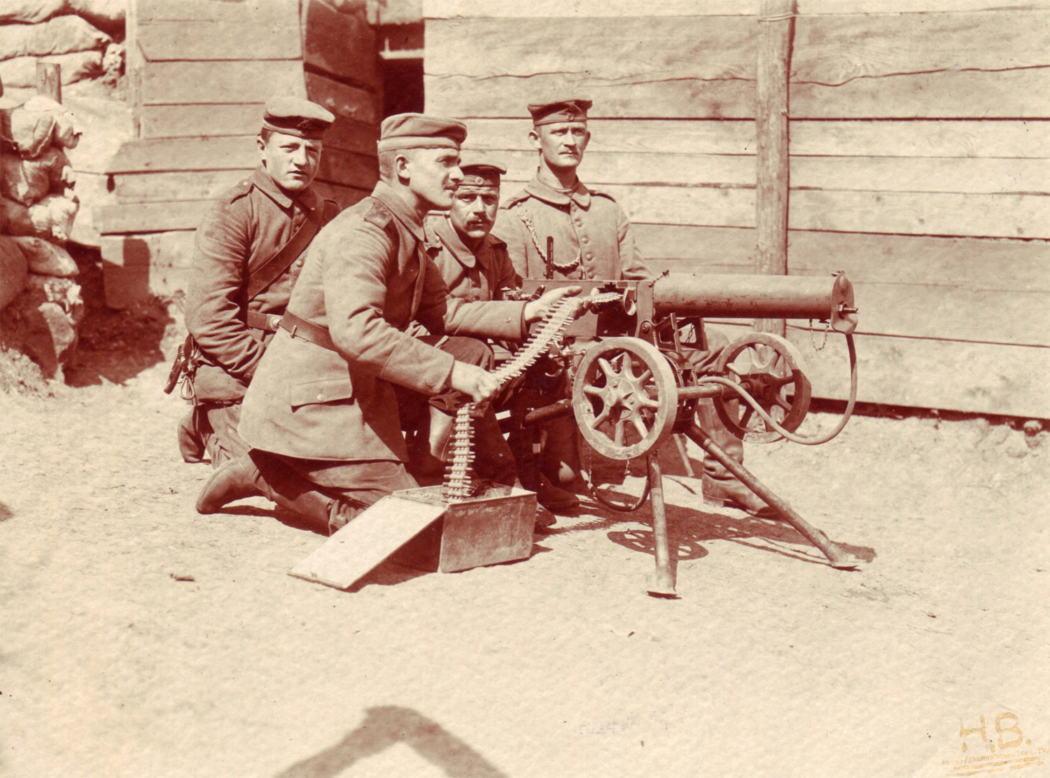 orosz géppuska kipróbálása SPM MDL 1910