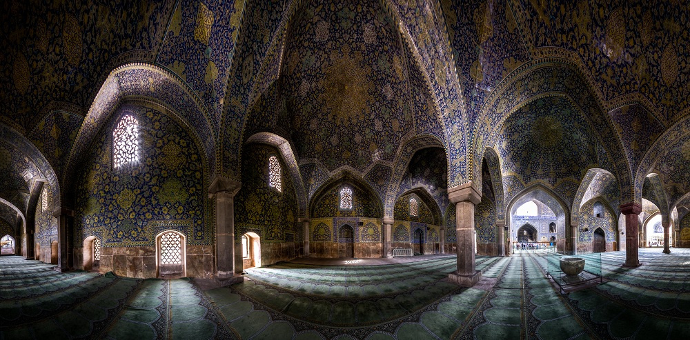 4.l.m.Shah(Emam ) mosque - panorama