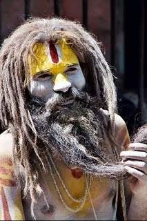 1102825-Bearded Sadhu from Pashupatinath Kathmandu-Nepal