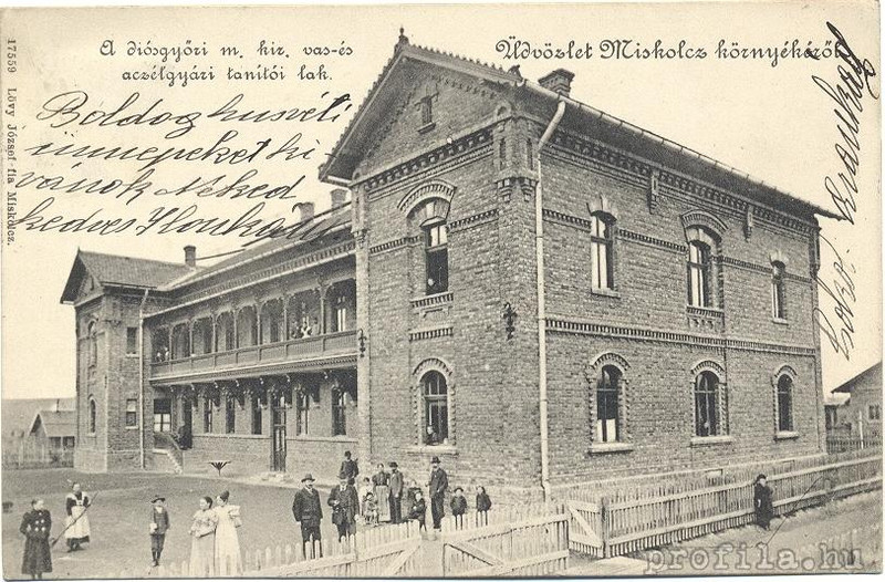 Miskolc  Diósgyőr (1906) Vas- és Acélgyári tanítói lak