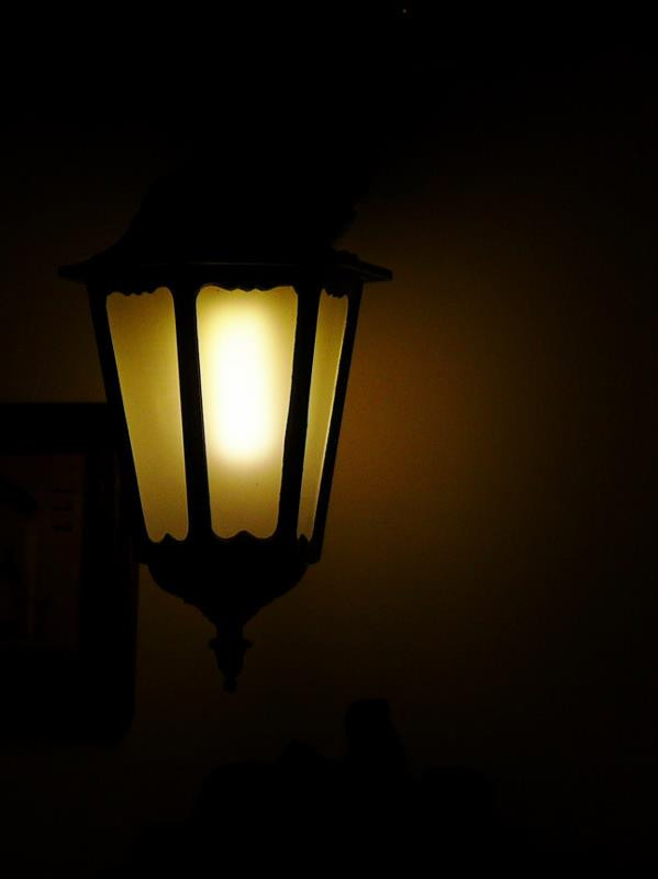 A lámpa hangulata.