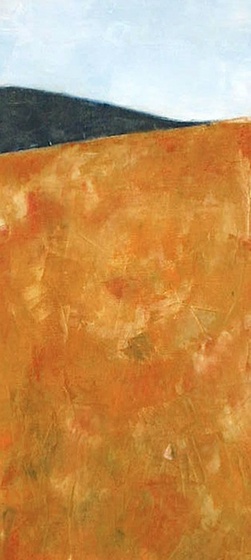 48 Utazás A-ba 2, olaj, vászon, 50x25cm, 2004