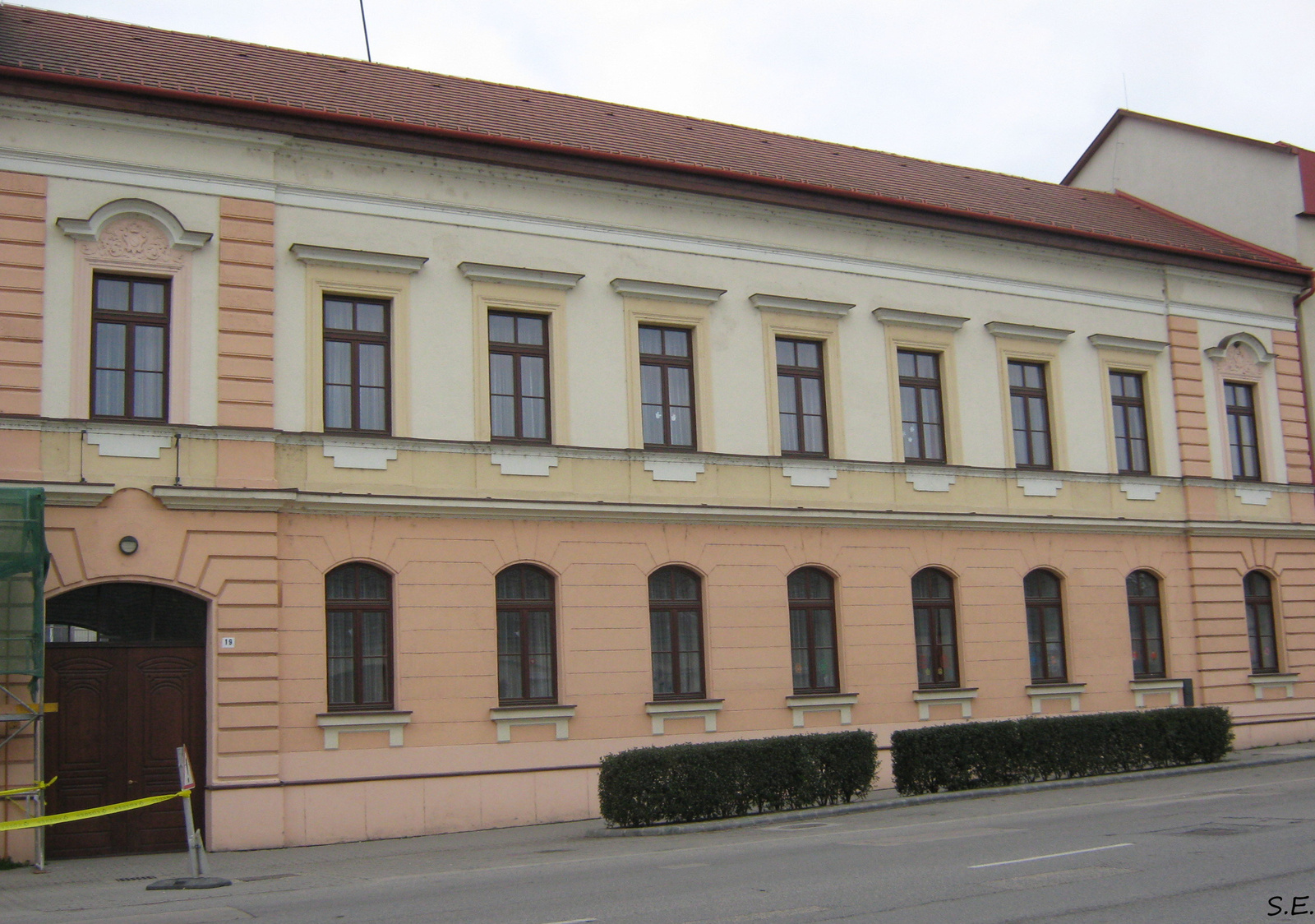 Az iskola régi épülete.