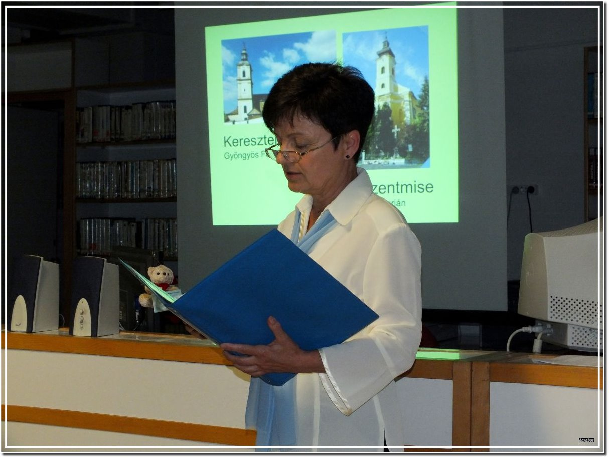 009.- ELŐADÁSOK A VÁROSI KÖNYVTÁRBAN - MESTER MARIANNA ...