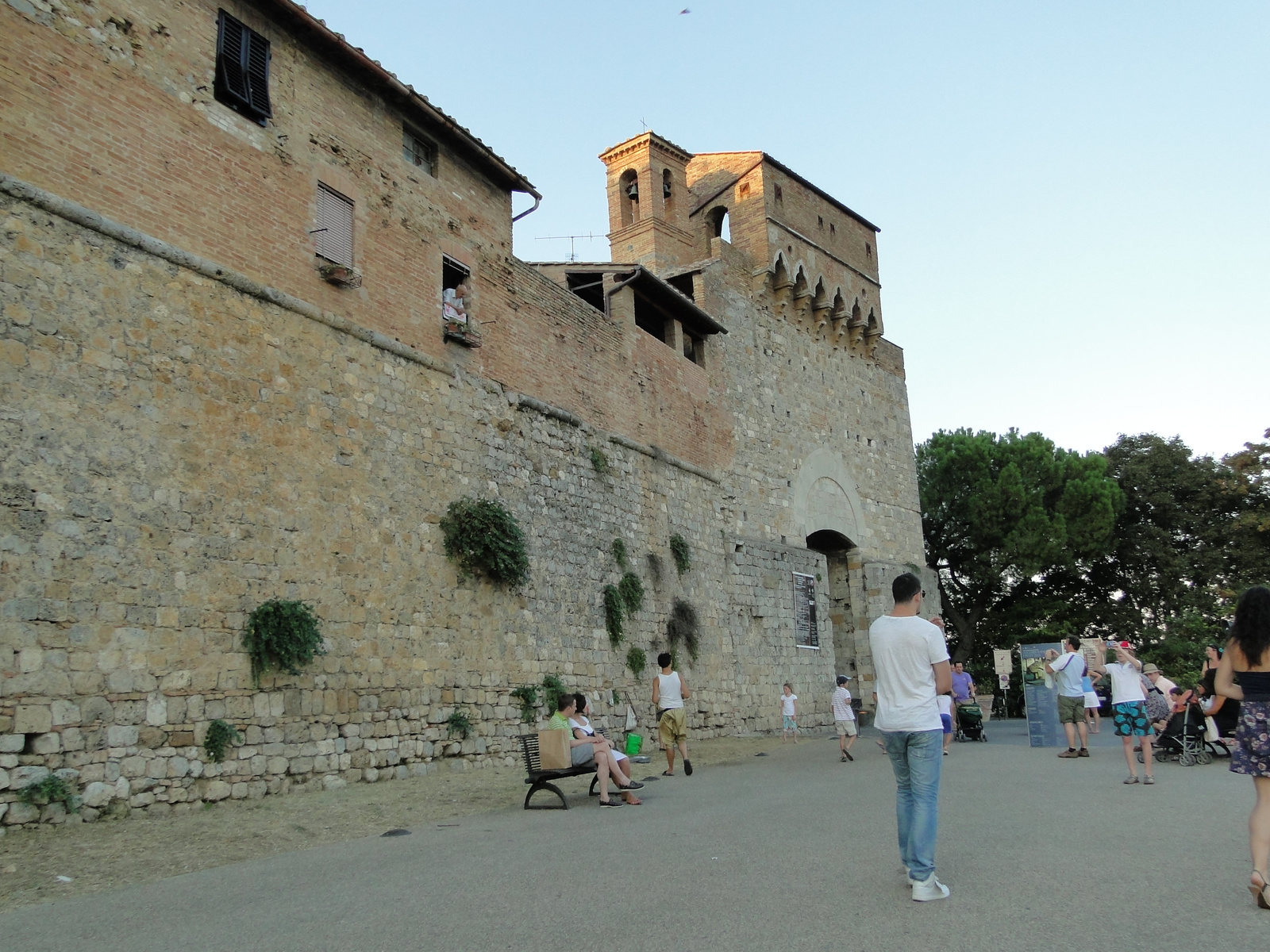 San Gimignano városfal