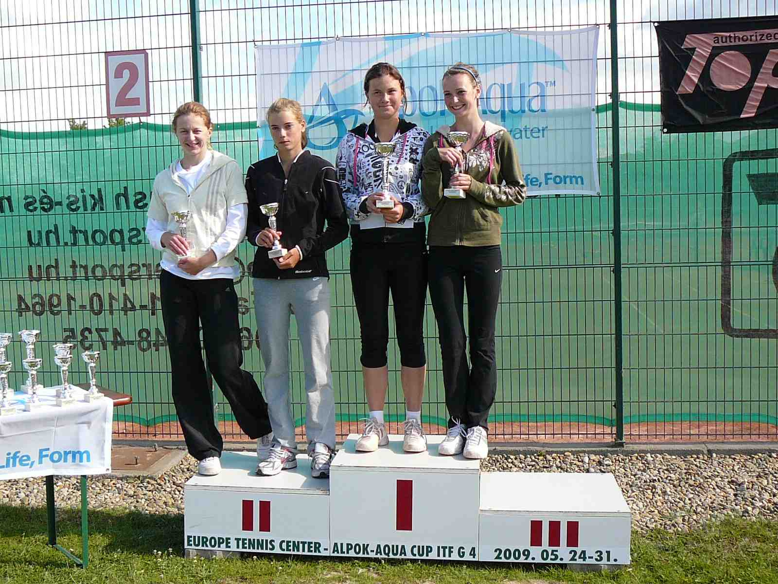 ETC ITF 2009 GD 1.Vagnerova M.-Zavodska V. (CZE) 2.George N. (GB