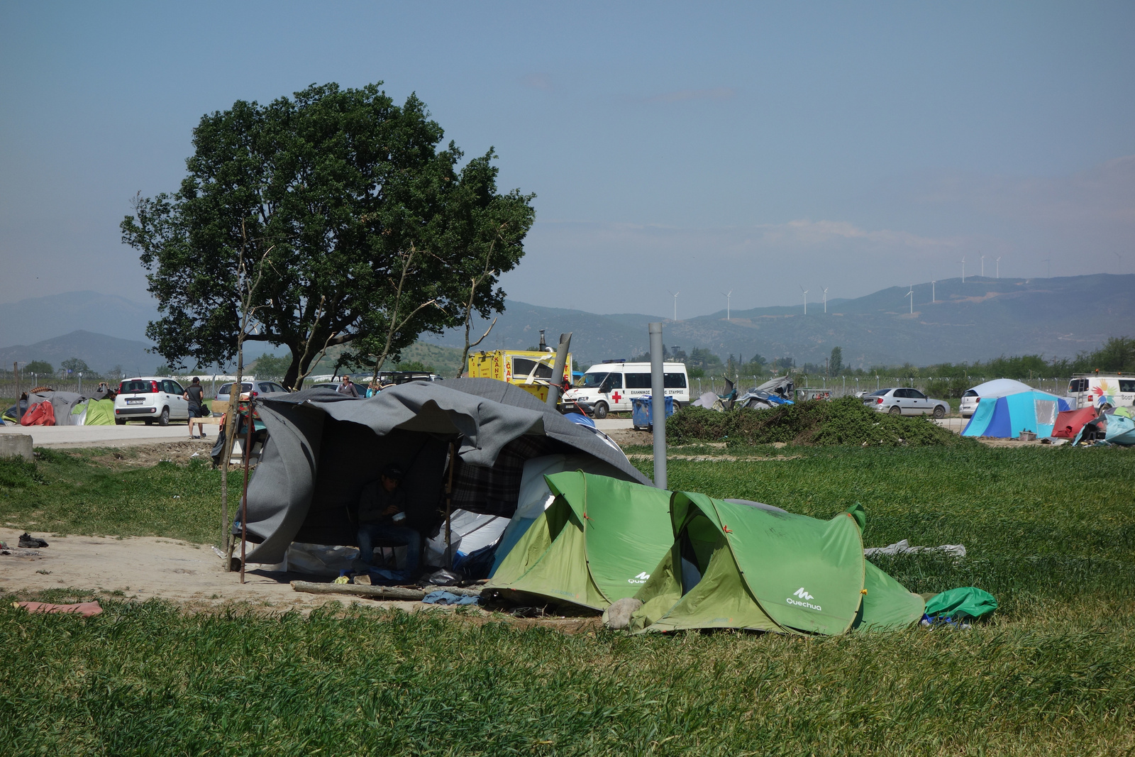 Idomeni, vihar