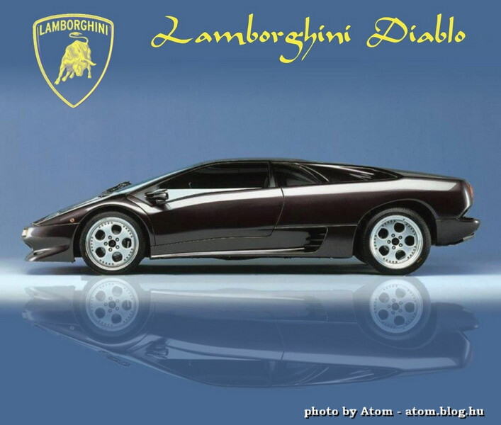 Lamborghini Diablo mirror