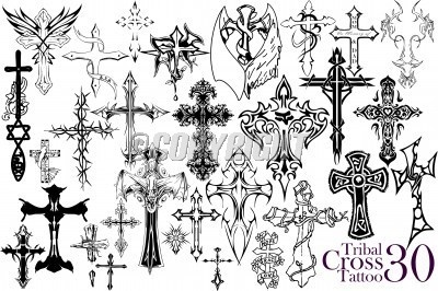 stock-images-tribal-cross-tattoo-design-pixmac-64788113