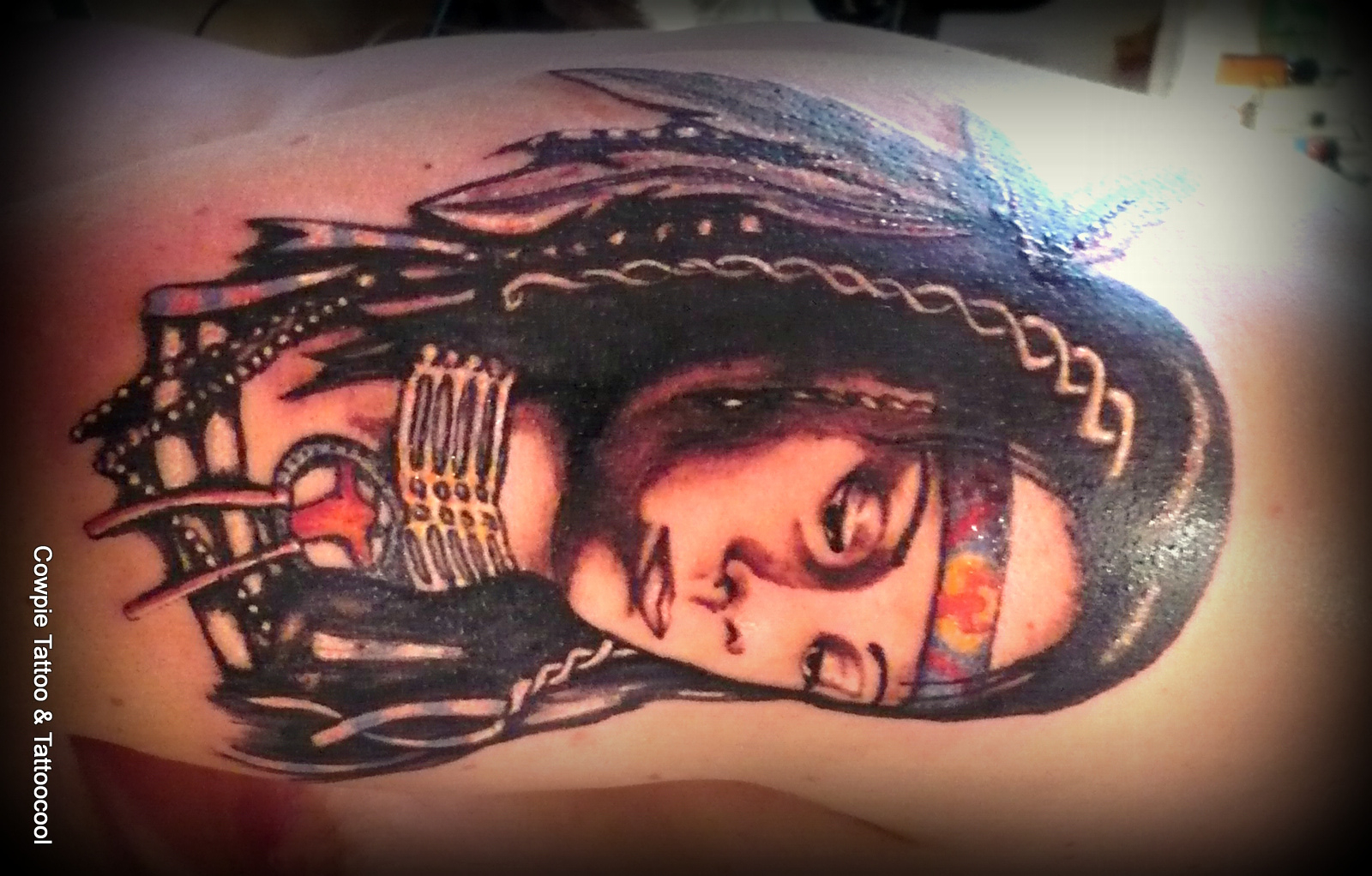 indian girl tattoo