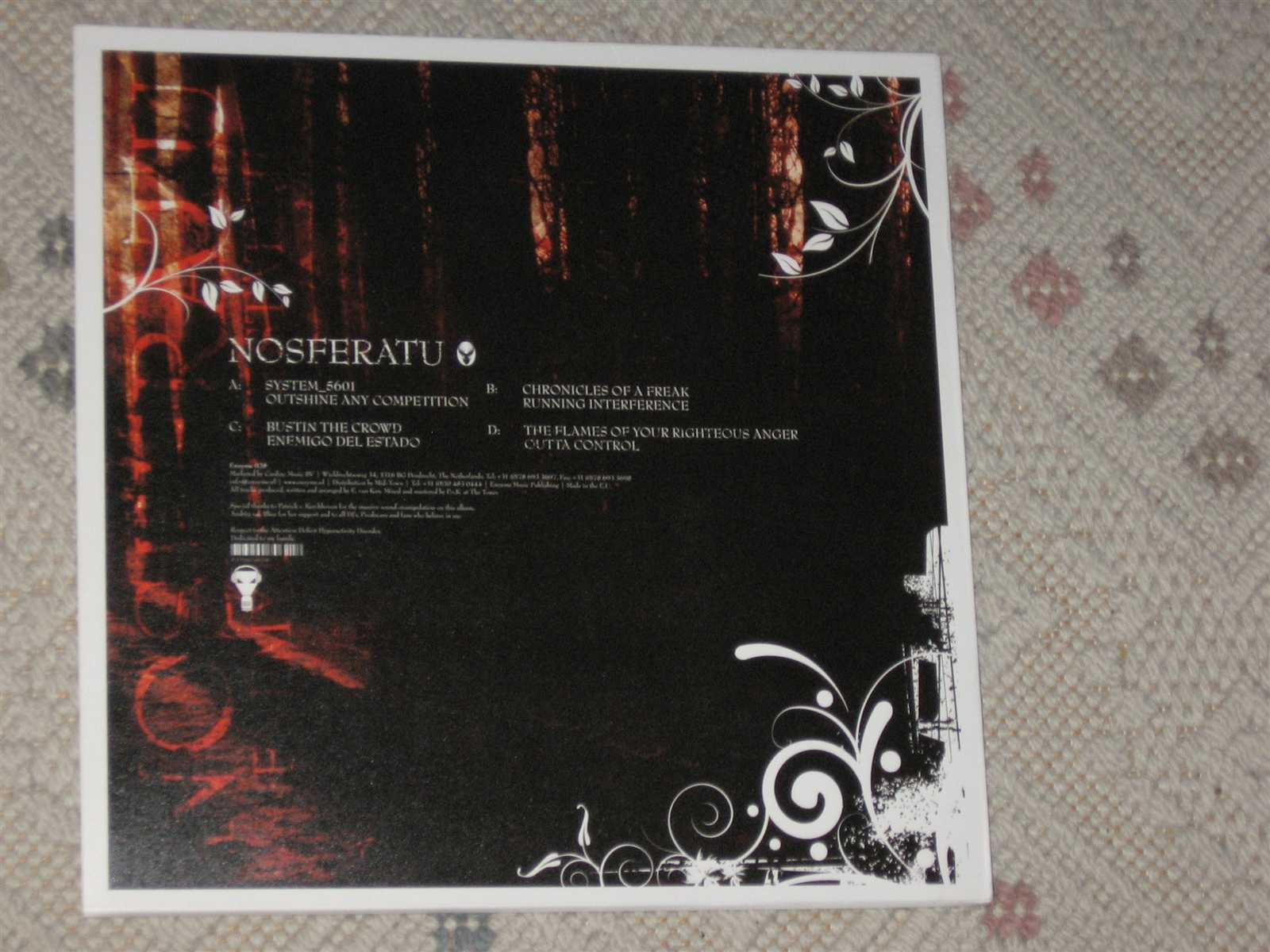 (ENZYME028) Nosferatu - Enemy Of The State II (back)