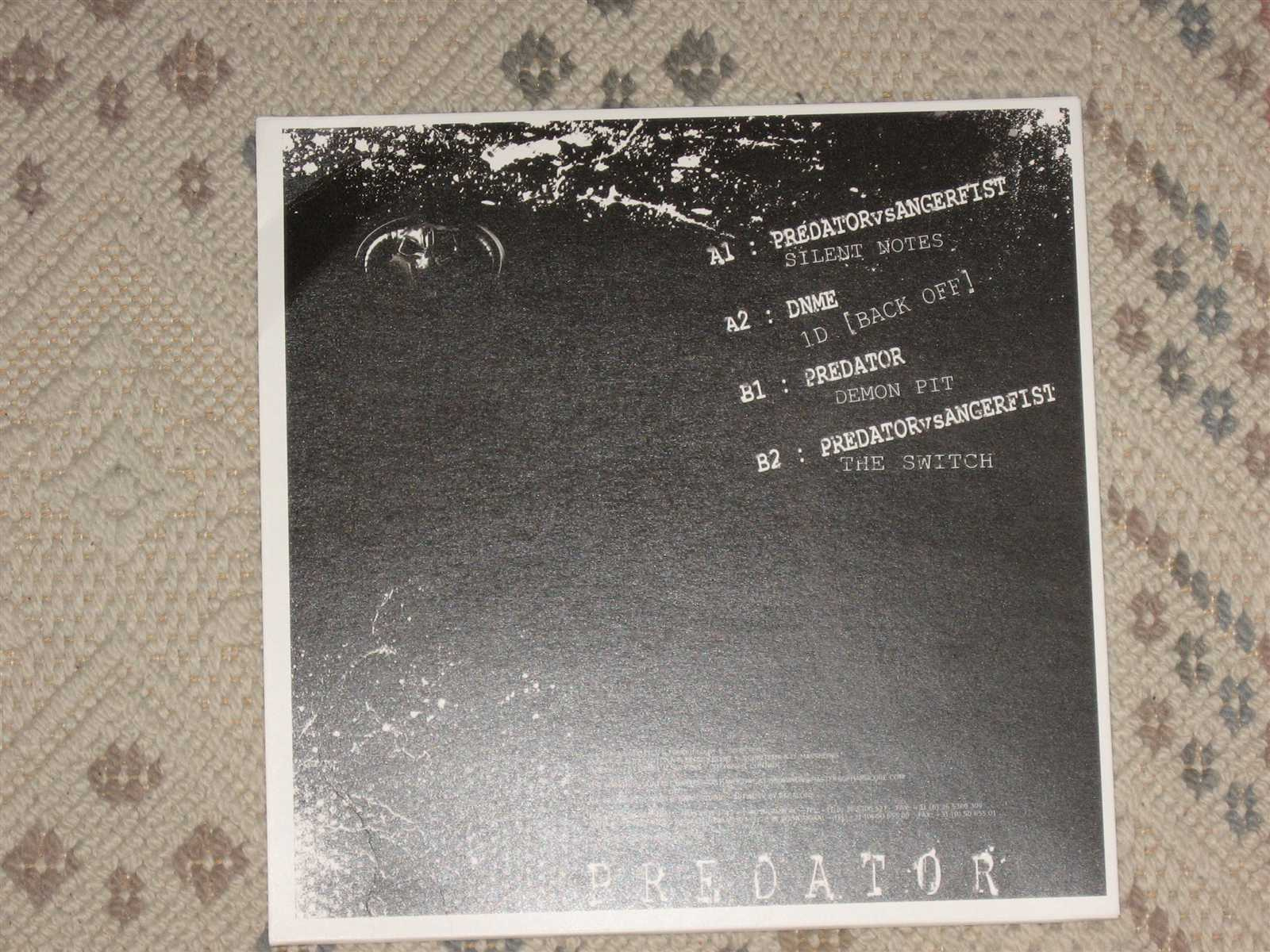 (MOH063) Predator - Silent Notes (back)