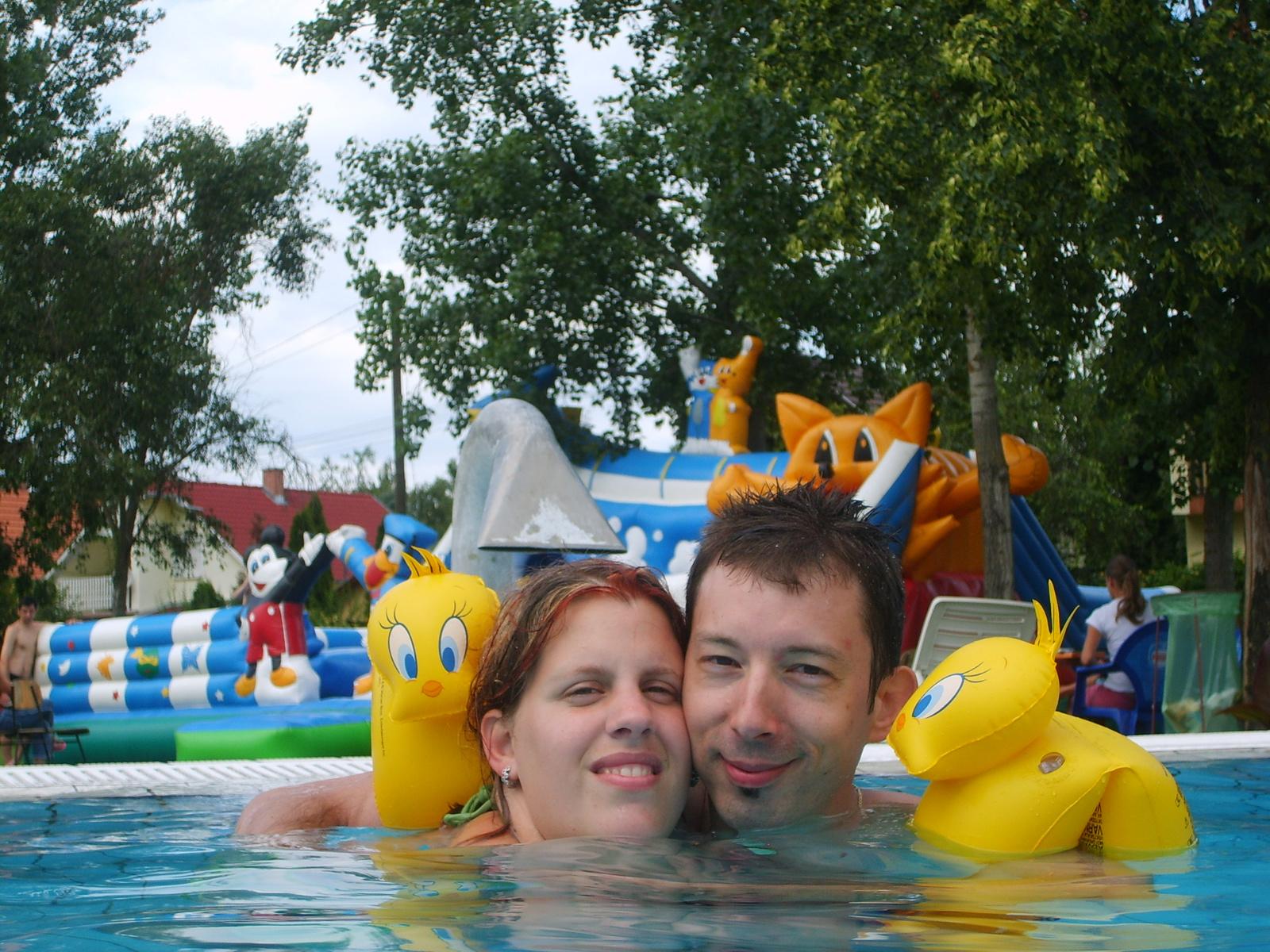 2010 Tisza k., Párommal, és kezemen a karúszó