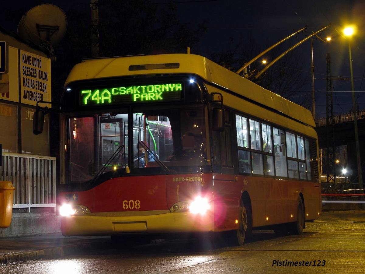 BKV Ganz-Škoda Trollino 608 Mexikói út