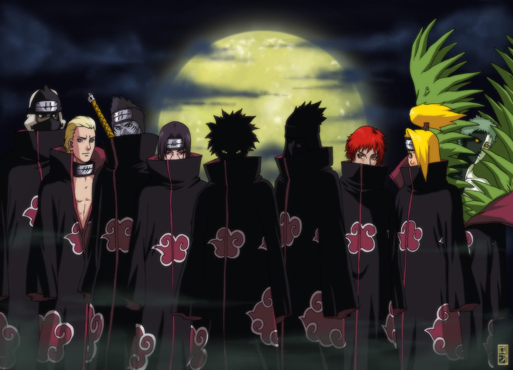 Akatsuki Organization by pokefreak