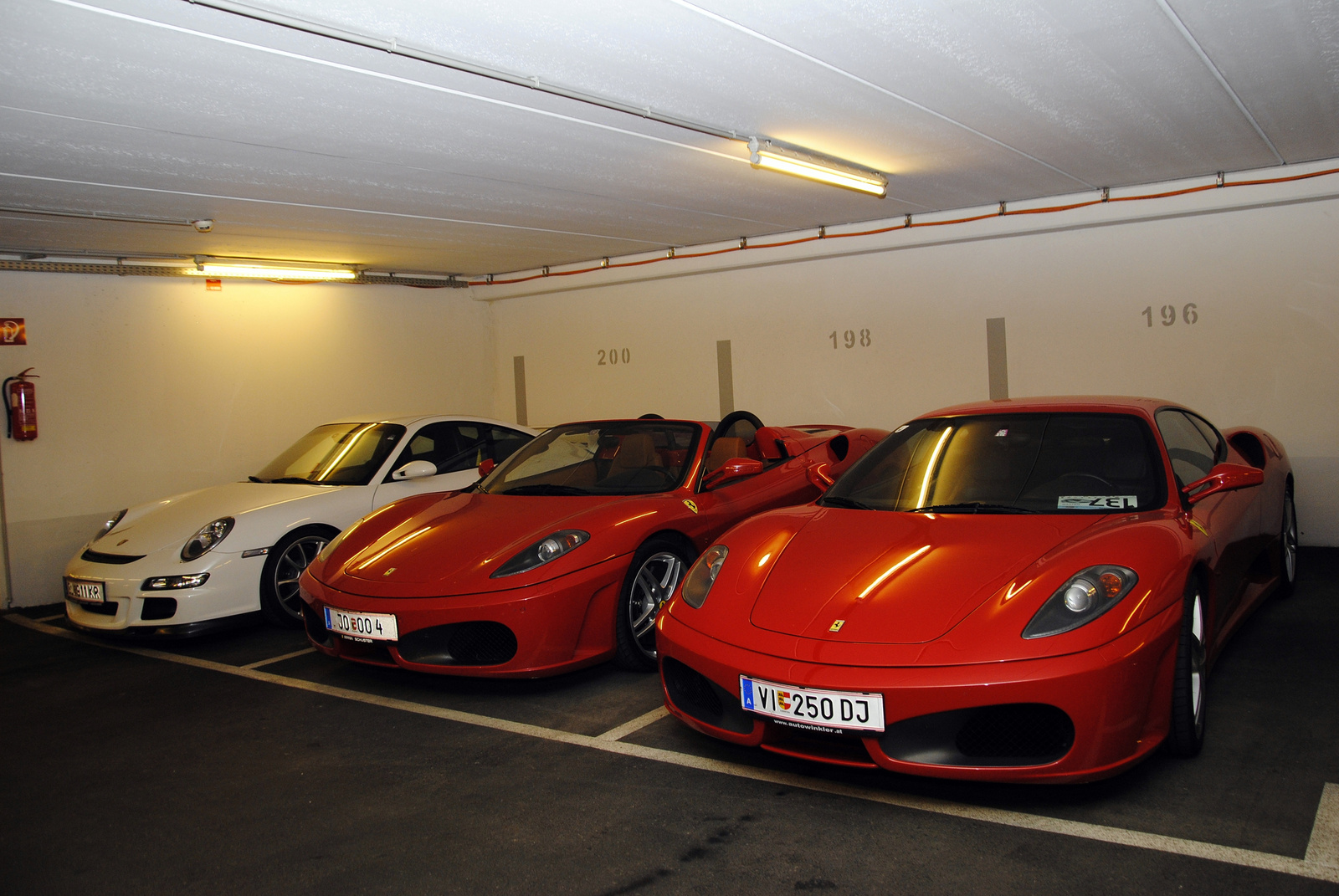 Ferrari F430, Ferrari F430 Spider és Porsche 911 GT3