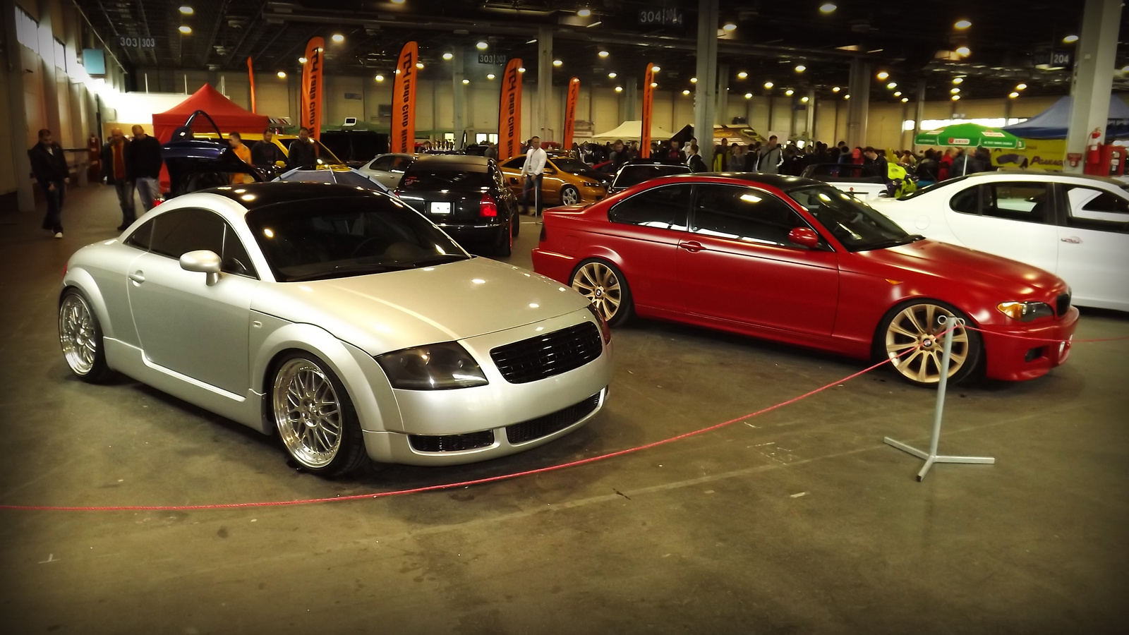 Audi TT and M3