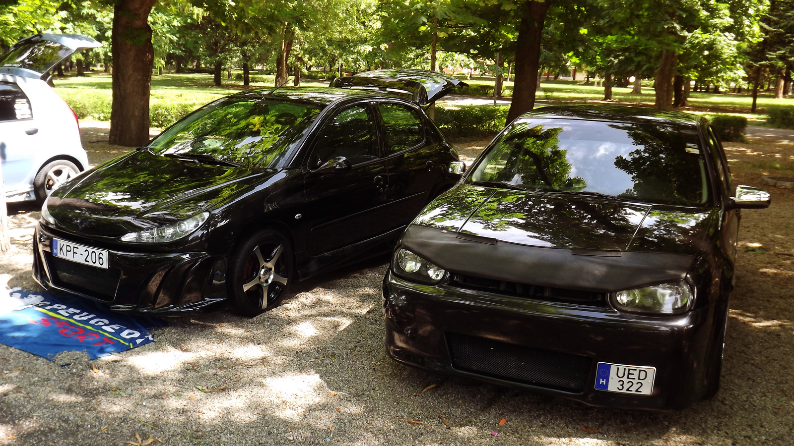 Peugeot 206 and Golf IV