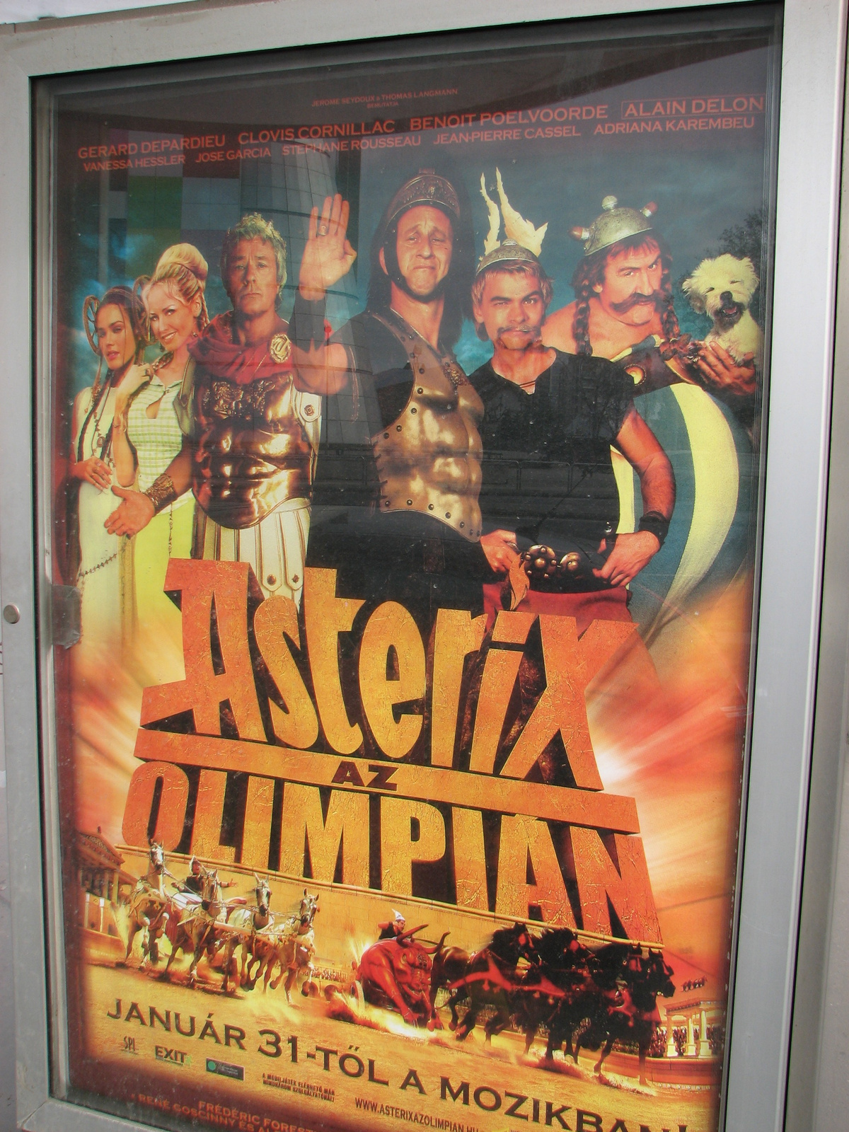 Asterix az olimpián plakát