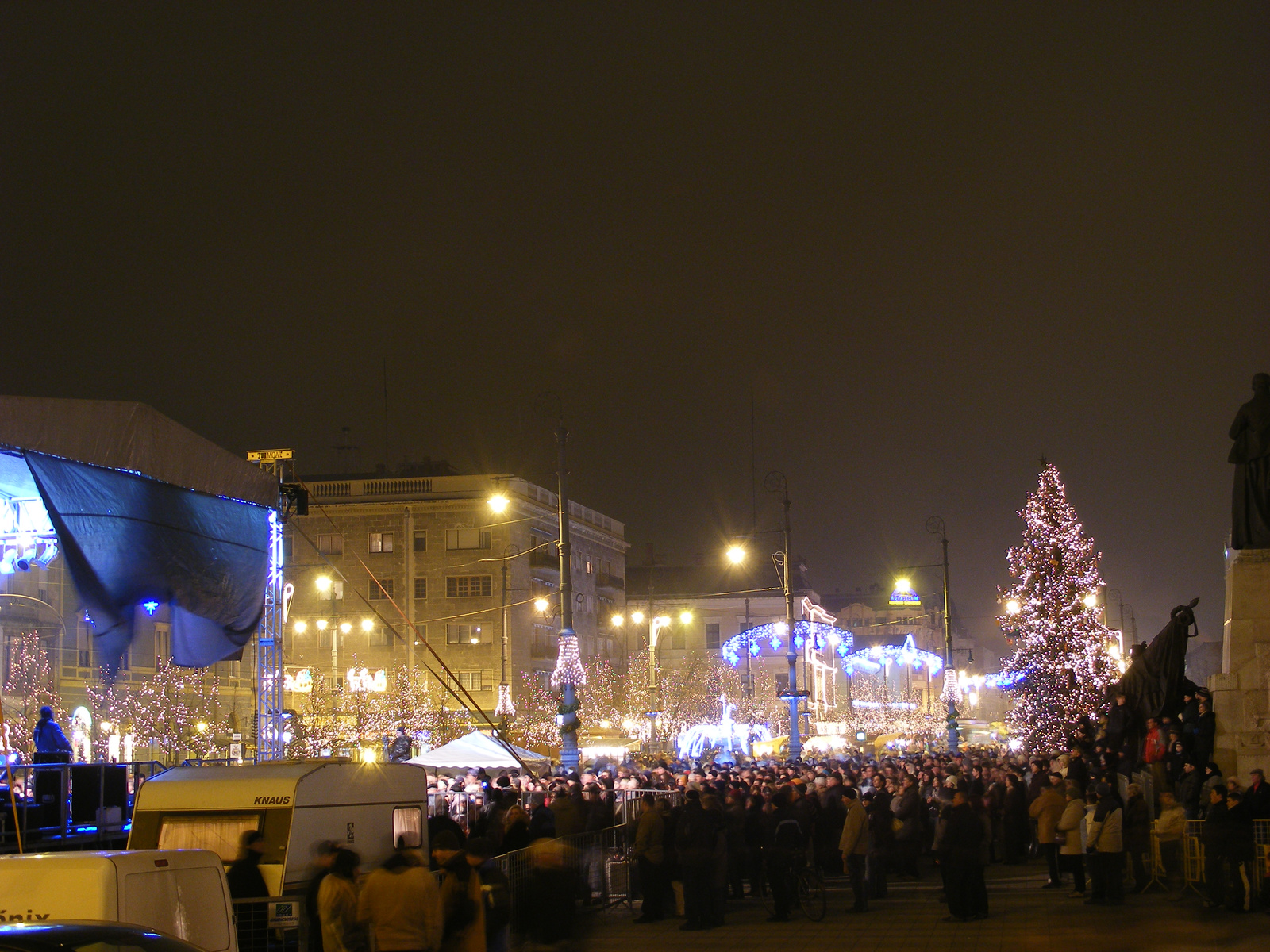 Debrecen Belváros - Ünnepi fények