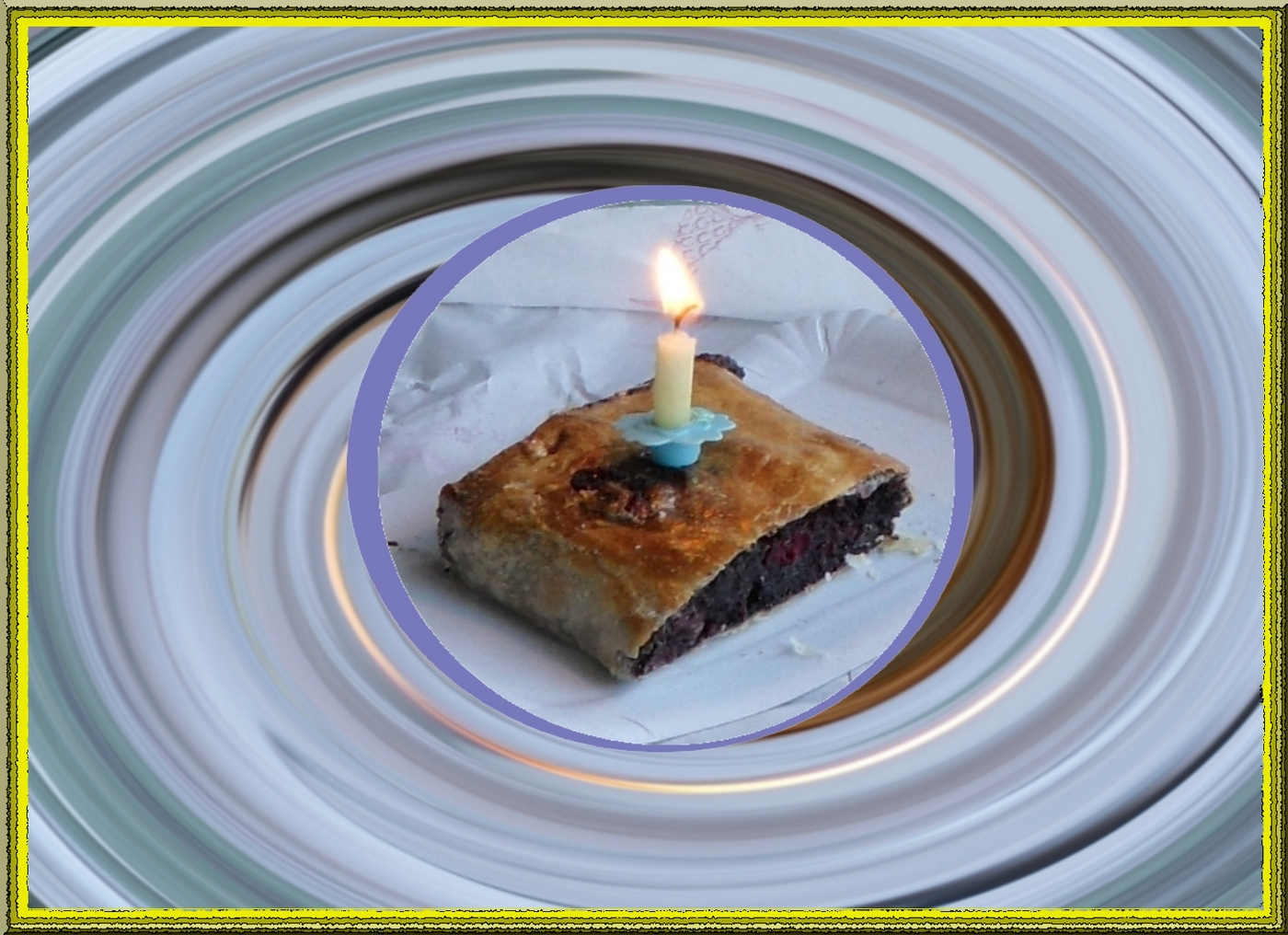 Egy magyar nyugdíjas születésnapi tortája:)))