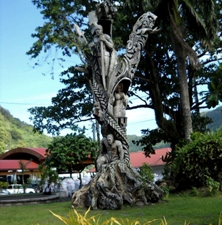 Faragott fa Szamoa szigetén Pago Pagoban.