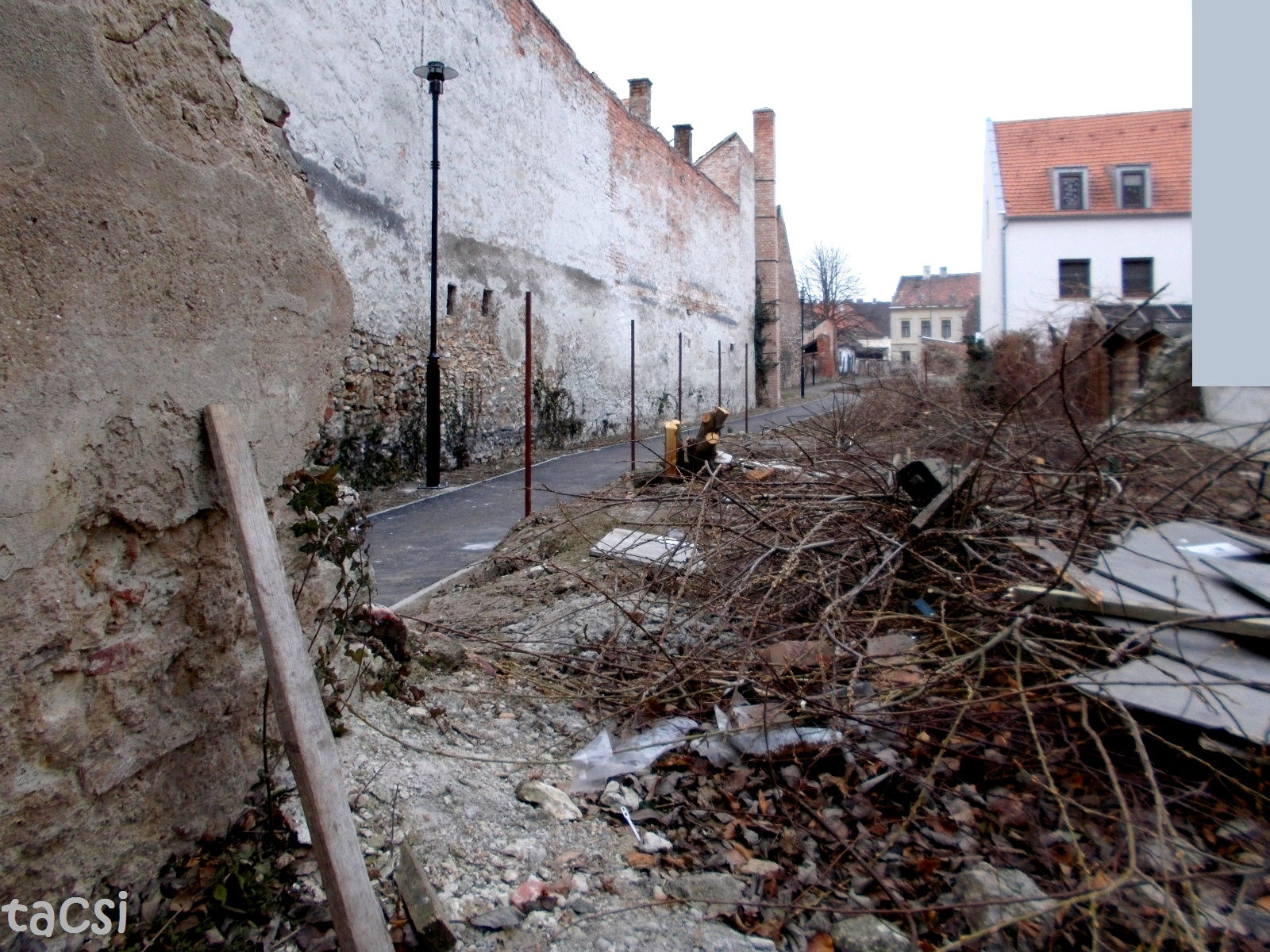 2013.12.19-én így nézett ki az új átjáró