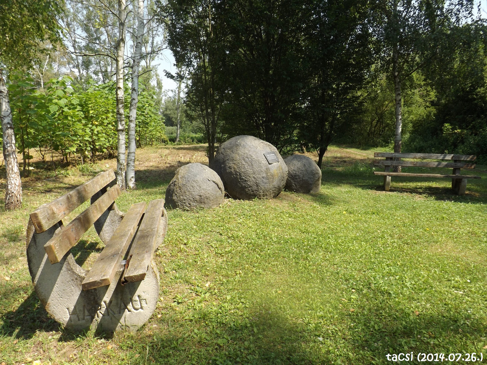 Emlékpark a Rudolf forrásnál (Juvina Quelle)