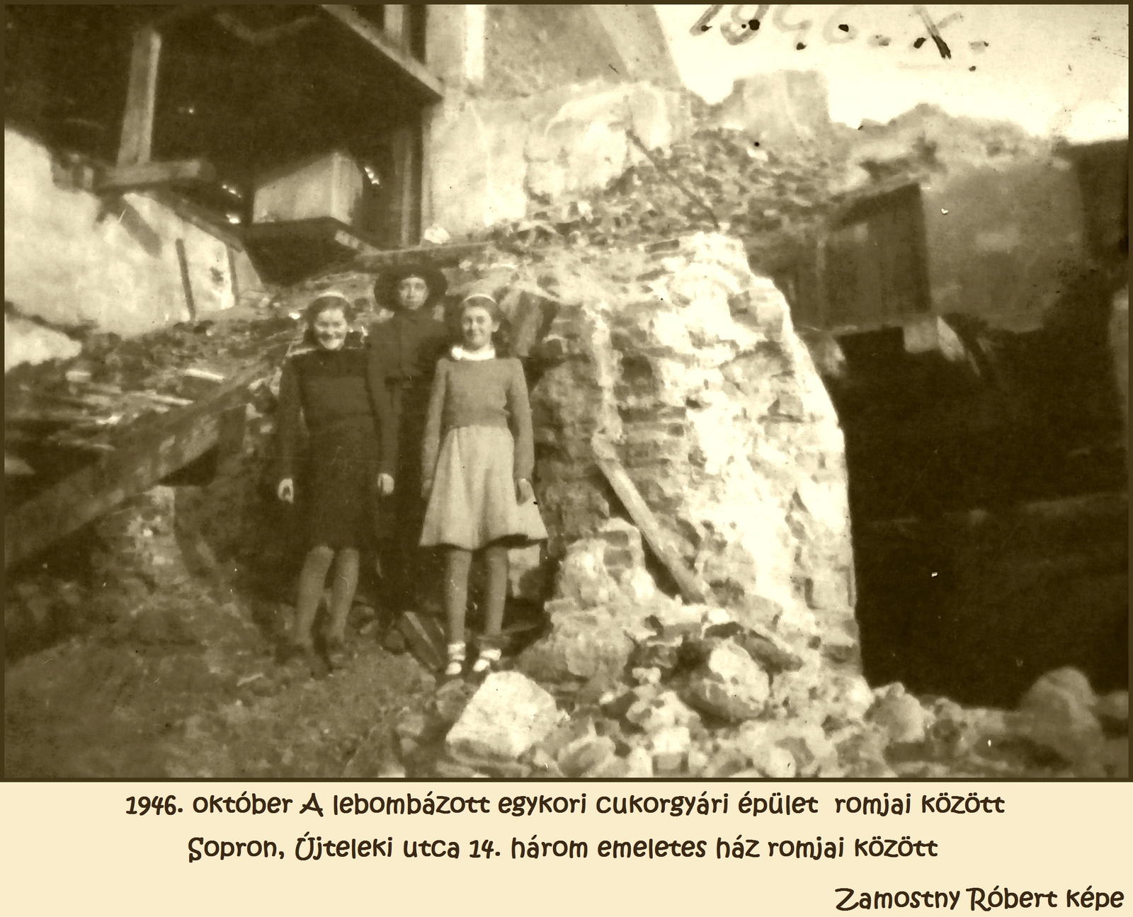 21. 1946. Az egykori cukorgyár romos része (ZR)