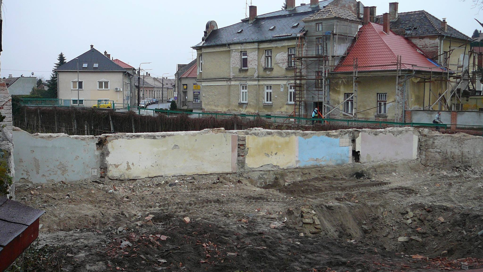 Egy soproni ház bontása