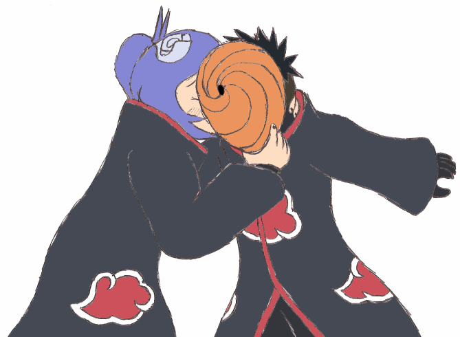 Konan Kisses Tobi by Gaiash.png