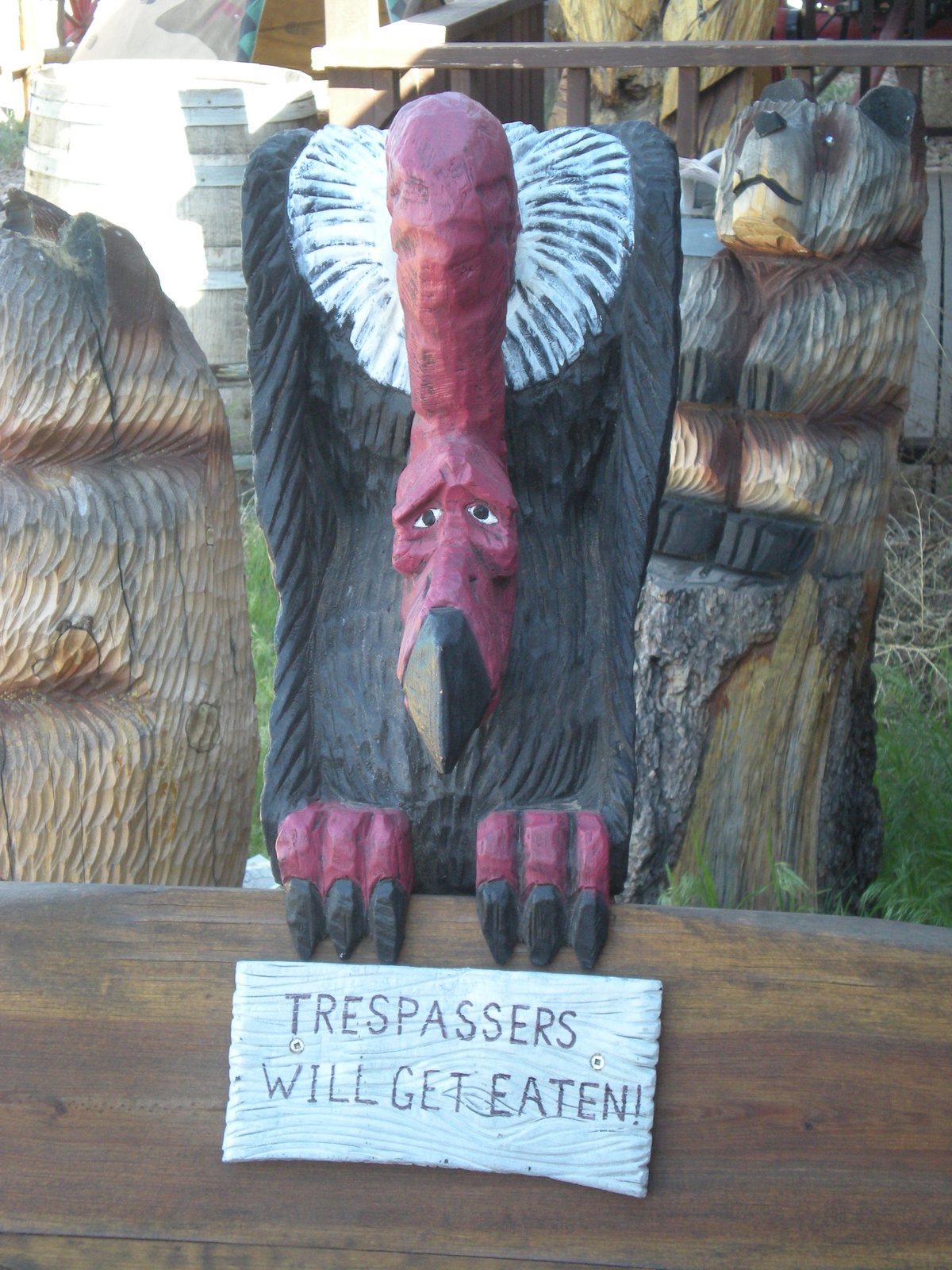 Tresspassers will get eaten