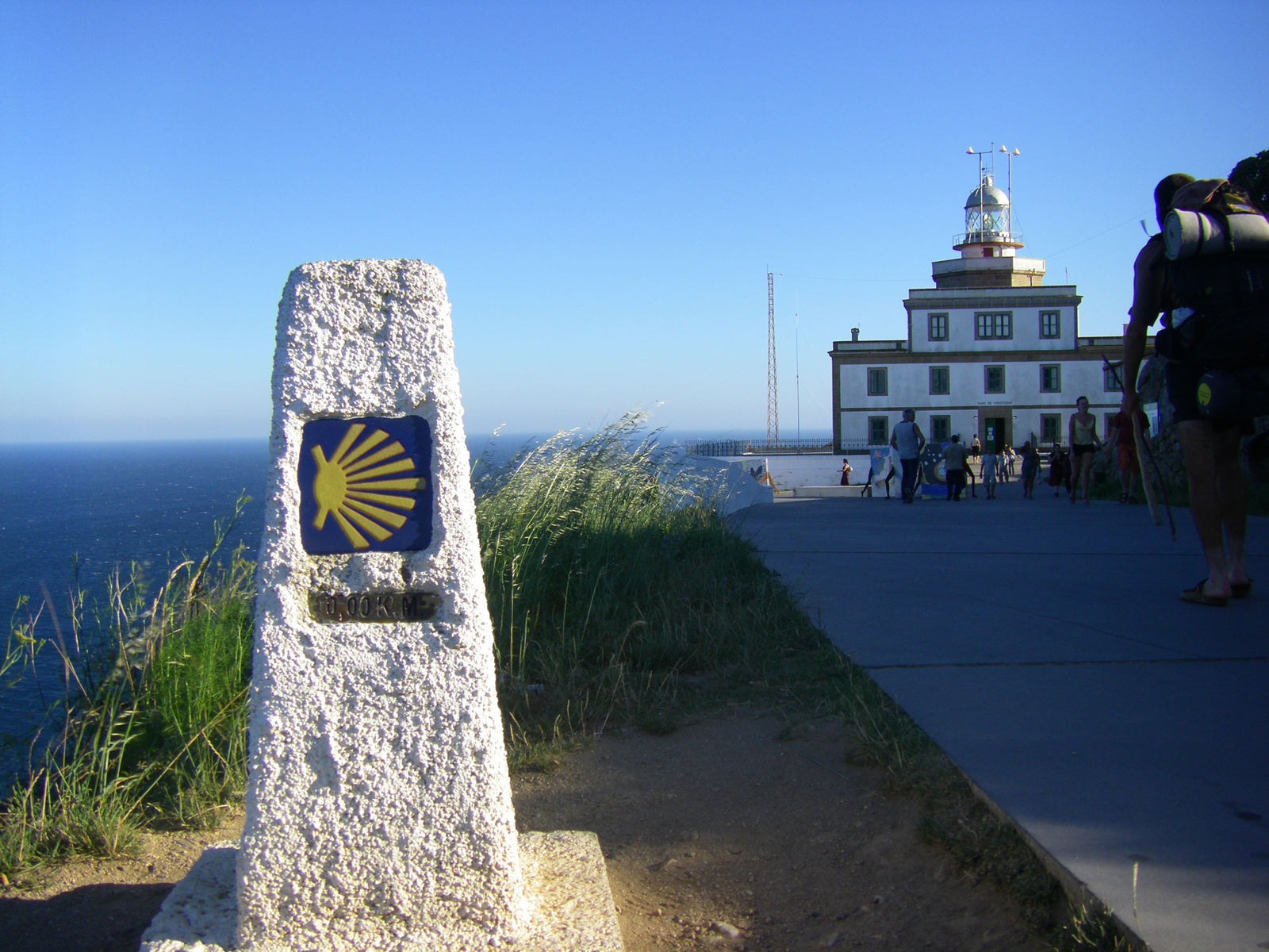 Cabo de Fisterra és a 0 km kő