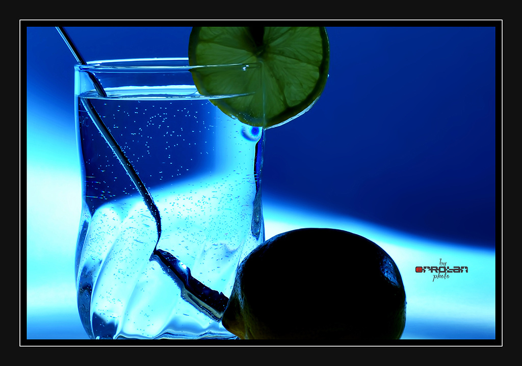 water and lemon