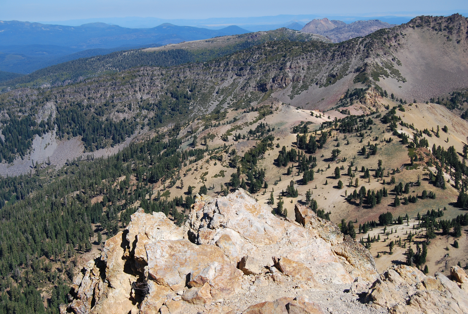 US12 0920 004 View From Brokeoff Mountain, Lassen NP, CA