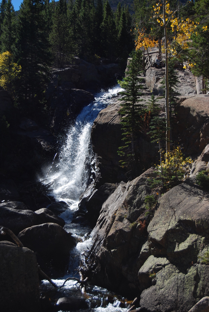 US 2010 Day16  007 Alberta Falls, Rocky Mountains NP, CO