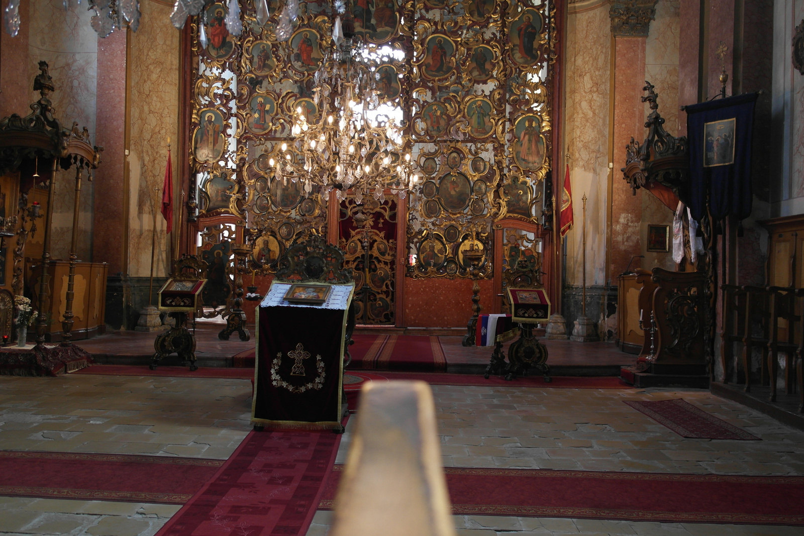 1778-ra elkészült ikonosztázion a szegedi szerbtemplomban
