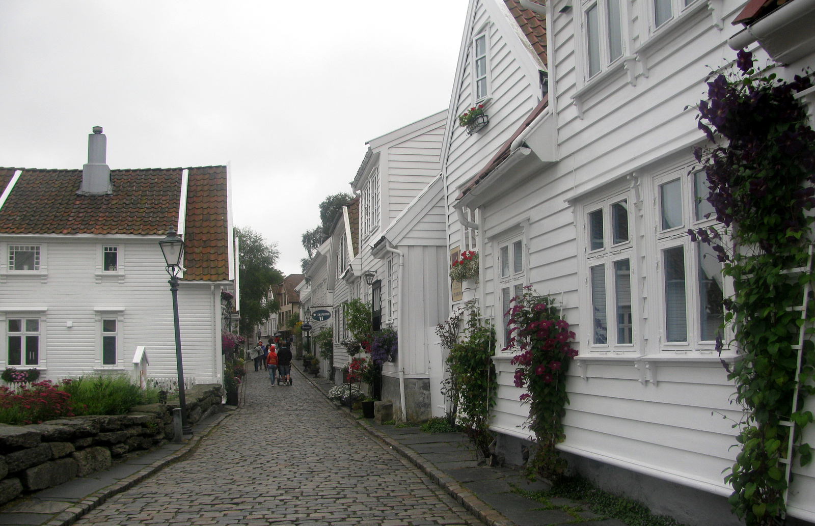 Stavanger óváros utcakép