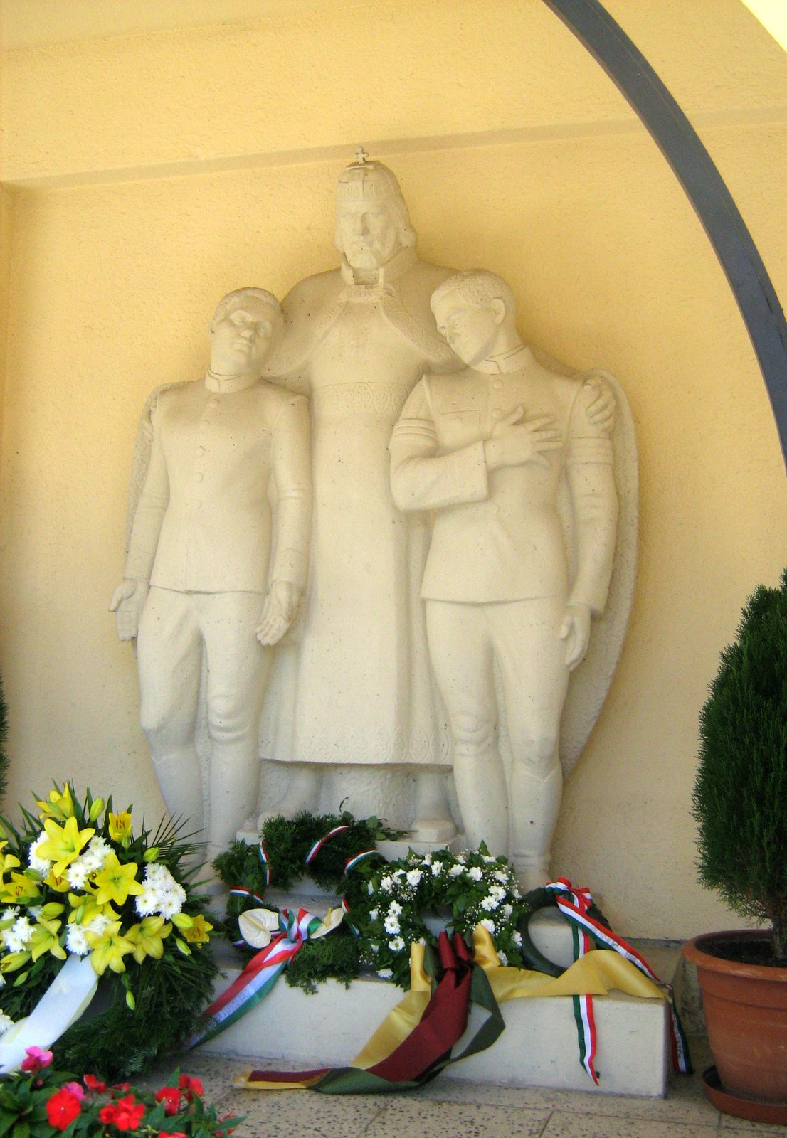 Sopron-Str. István szobor,