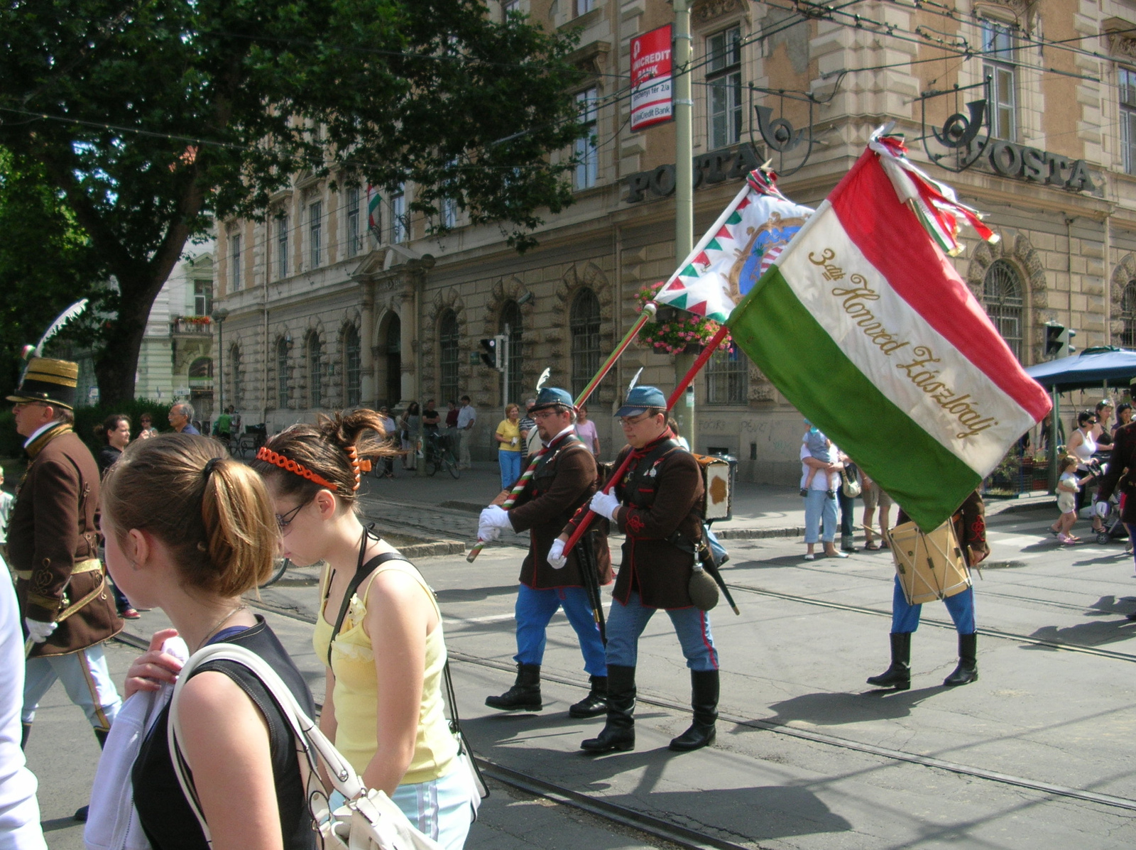 Szeged, huszárok, zászló