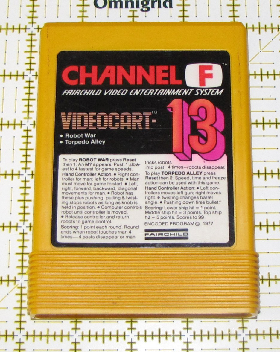 FairchildChannelF Cartridge Top