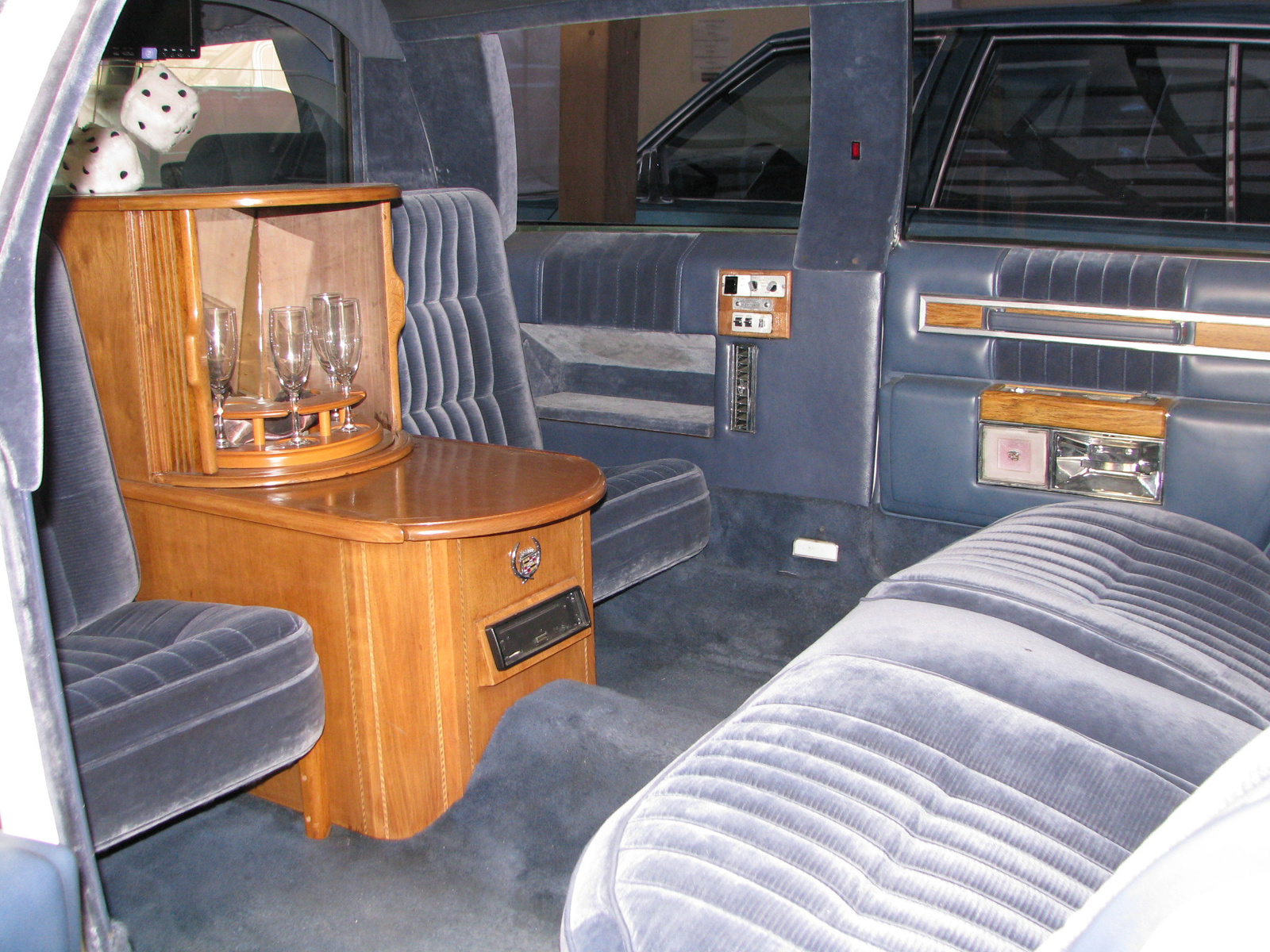 A limuzin belső tere