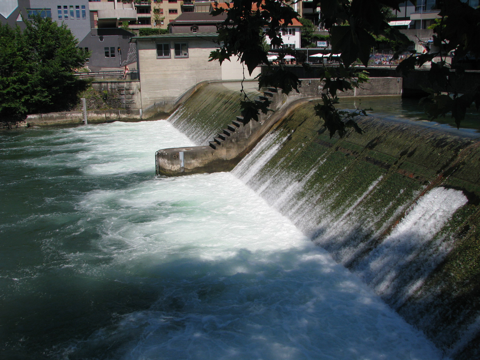 Vízlépcső a Limmat folyón