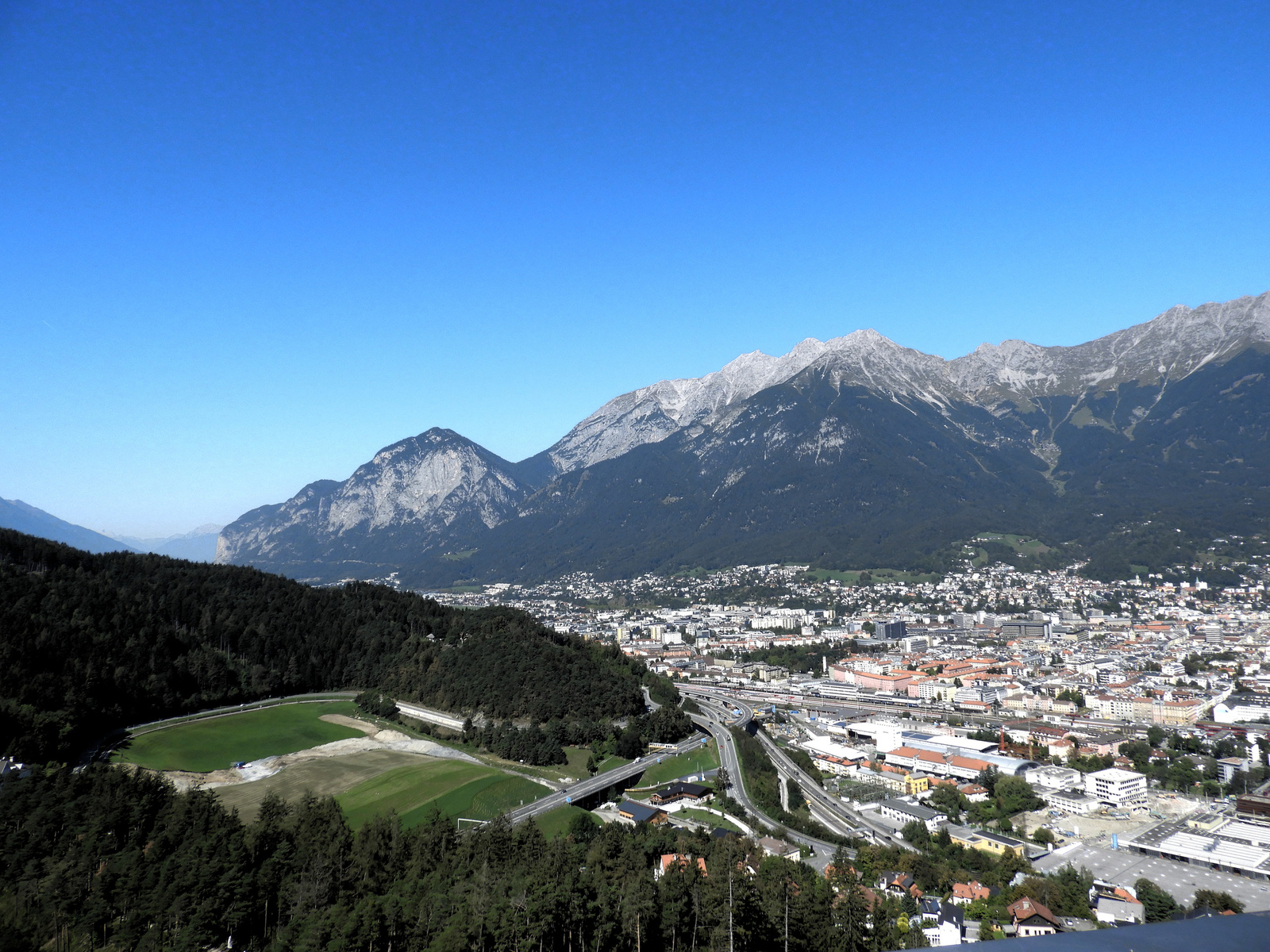 Innsbruck fentről