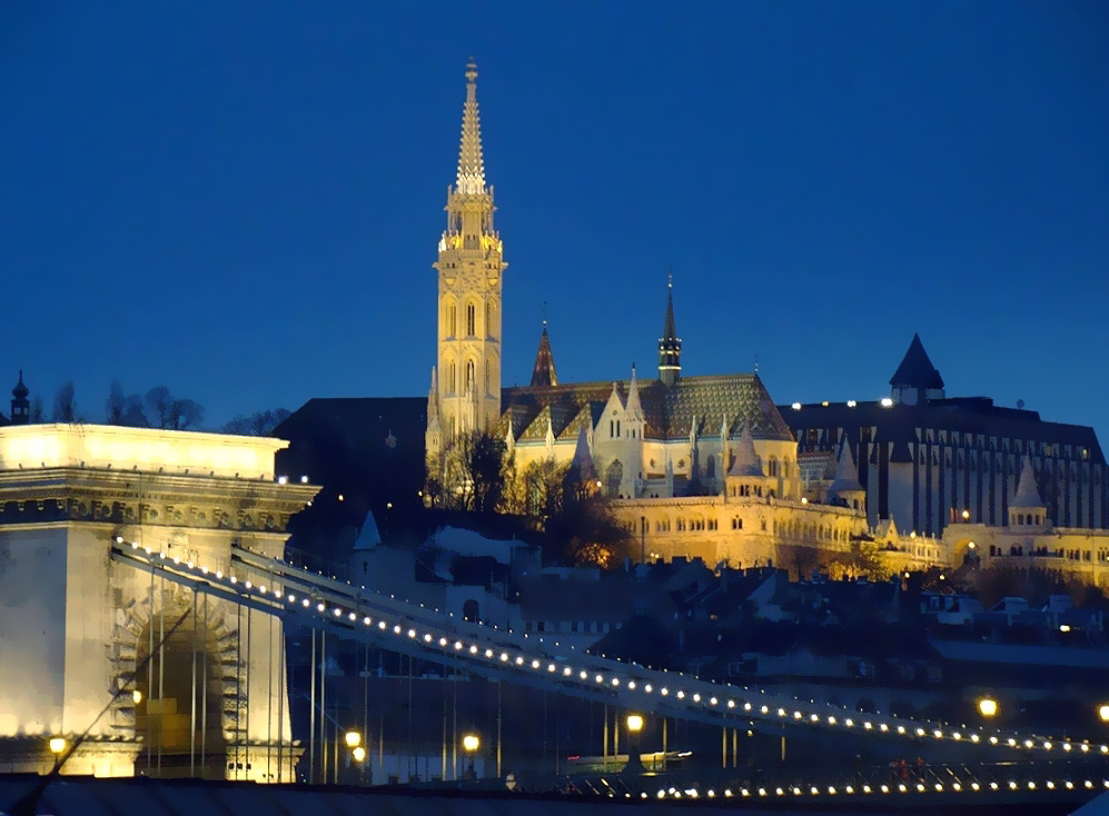 Budapest by night